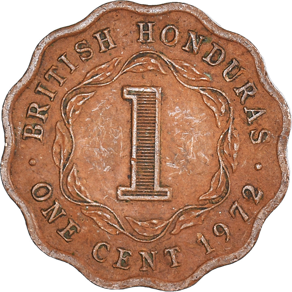 Moneta, Honduras Britannico, Cent, 1972