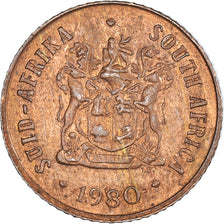 Coin, South Africa, 1 Cent, 1980