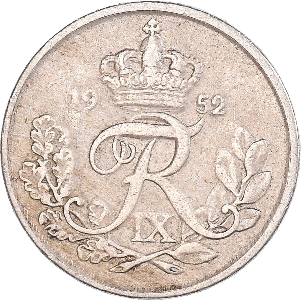 Coin, Denmark, 10 Öre, 1952