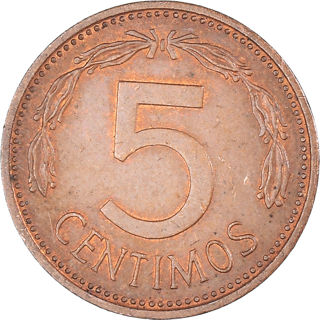 Moneda, Venezuela, 5 Centimos, 1977
