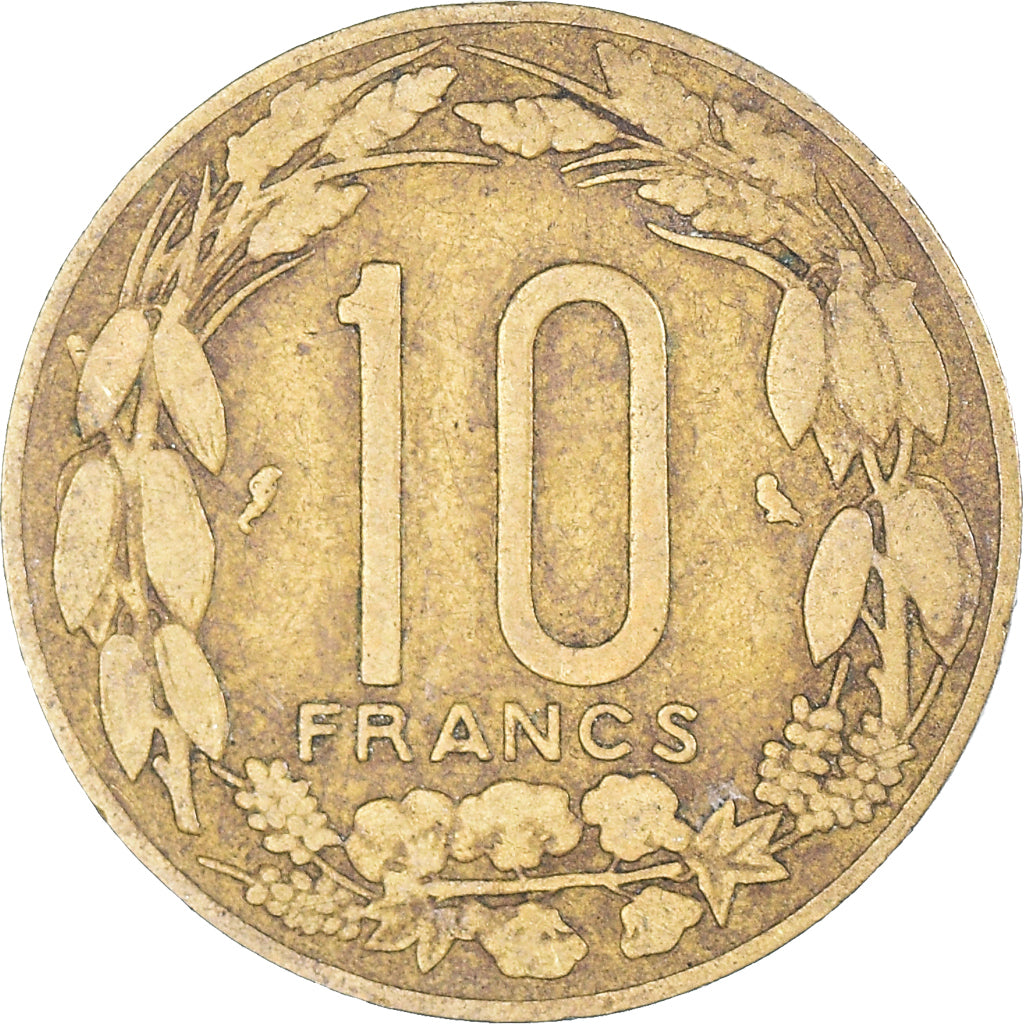 Coin, EQUATORIAL AFRICAN STATES, 10 Francs, 1961