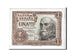 Banknote, Spain, 1 Peseta, 1953, KM:144a, UNC(65-70)