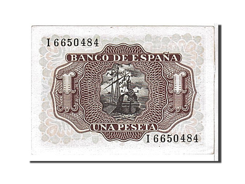 Banknote, Spain, 1 Peseta, 1953, KM:144a, UNC(65-70)