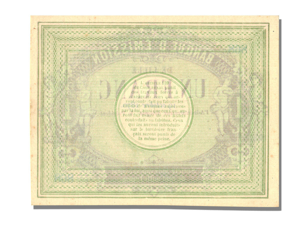 Billete, 1 Franc, 1870, Francia, UNC