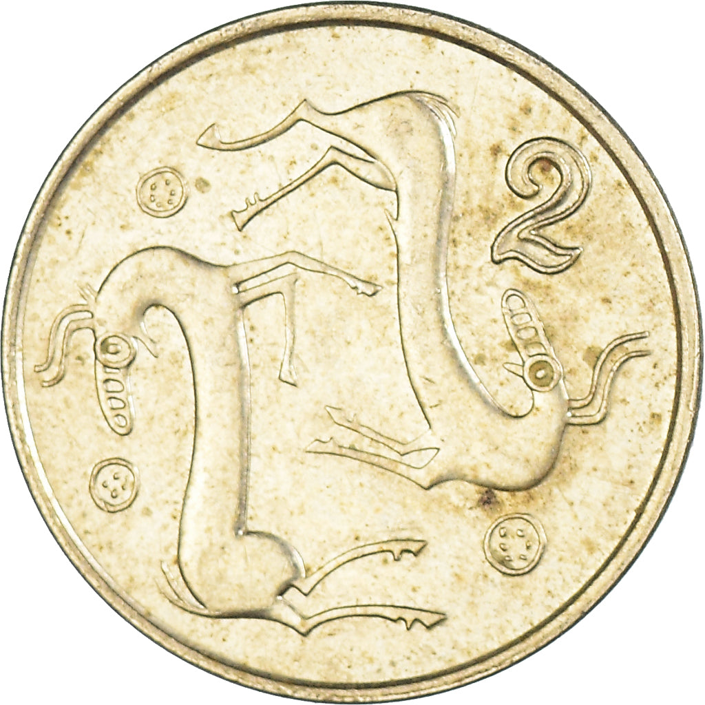 Coin, Cyprus, 2 Cents, 1992