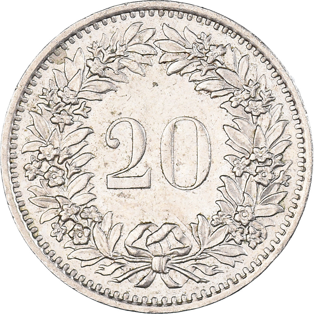 Moneta, Szwajcaria, 20 Rappen, 1978