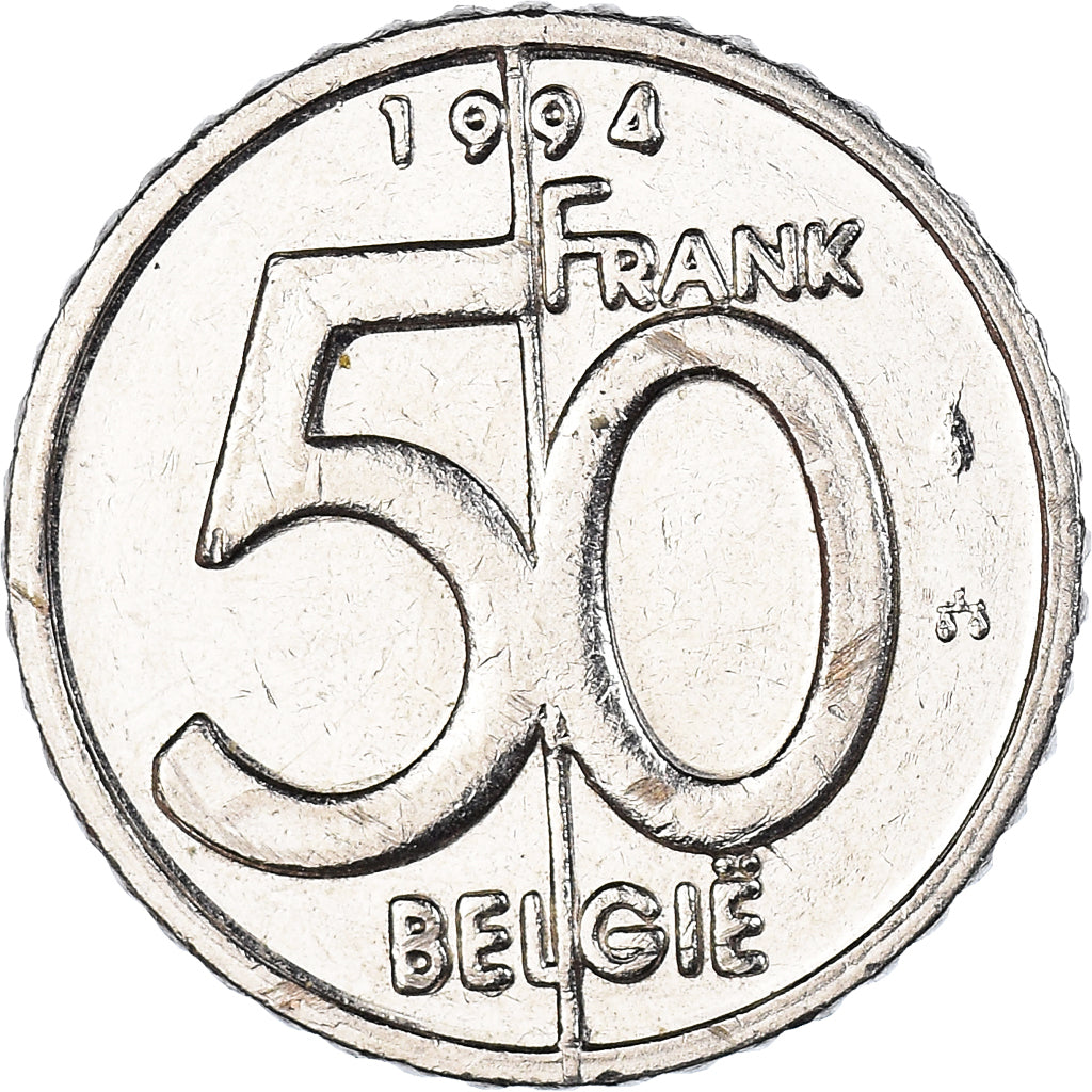 Moneda, Bélgica, 50 Francs, 50 Frank, 1994
