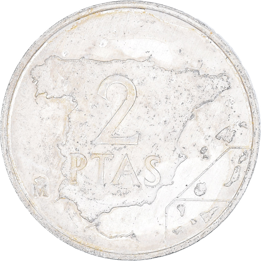 Monnaie, Espagne, 2 Pesetas, 1984
