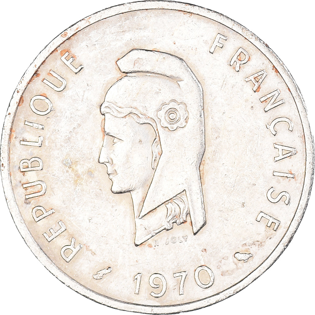 Moneda, TERRITORIO FRANCÉS DE LOS AFARS E ISSAS, 50 Francs, 1970