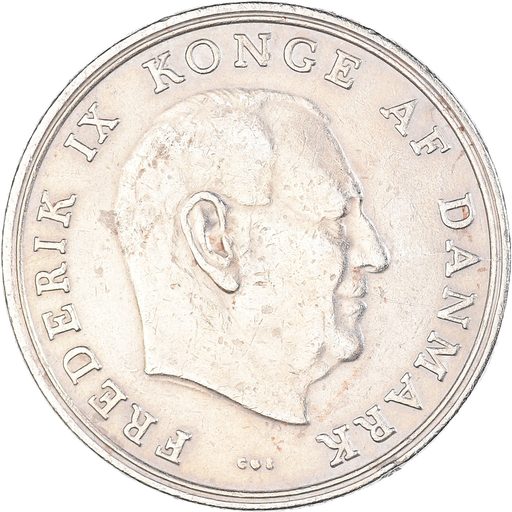 Munten, Denemarken, 5 Kroner, 1965