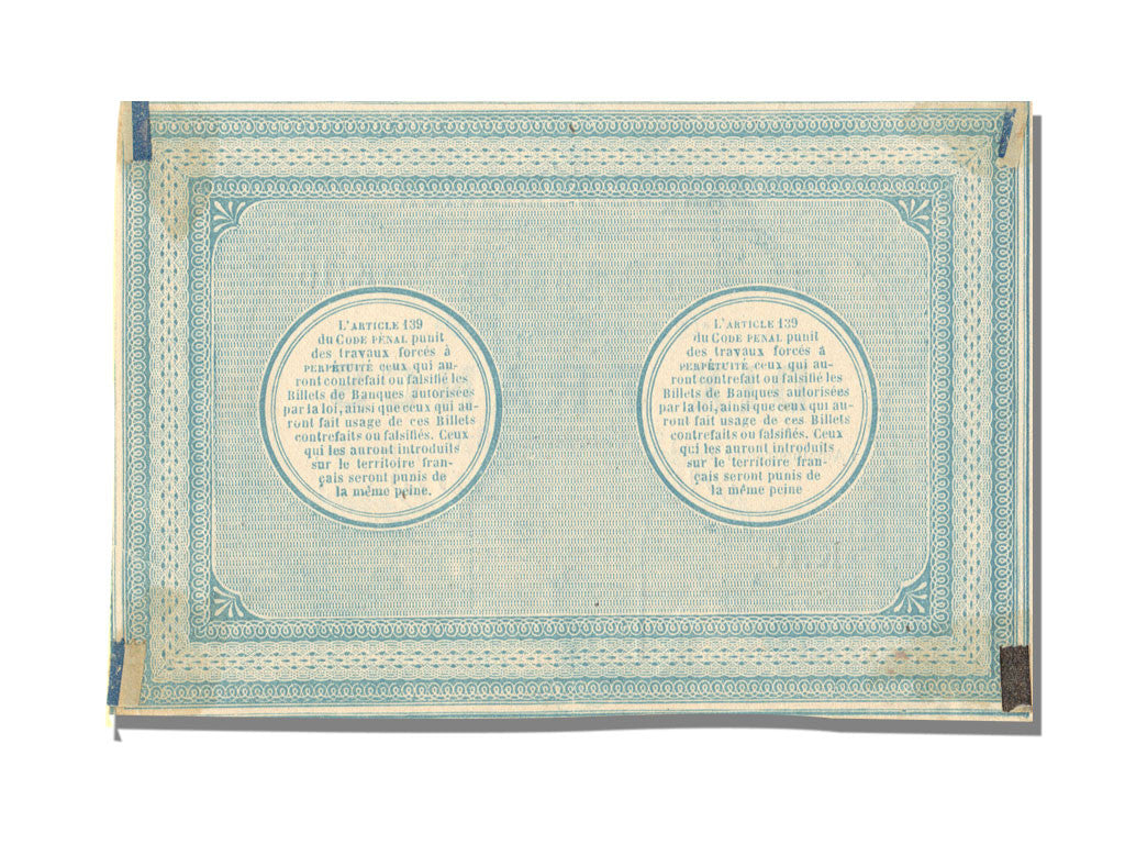 Geldschein, Frankreich, 10 Francs, 1870, UNZ