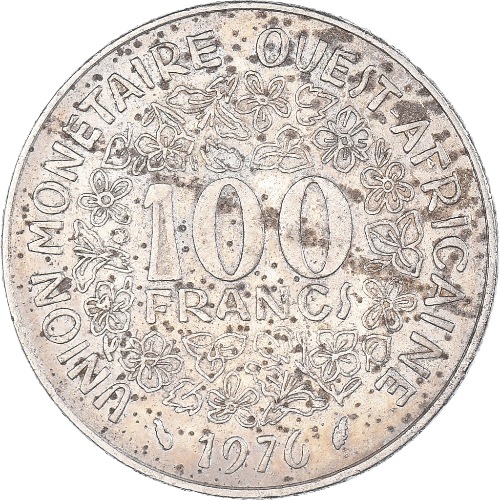 Munten, West Afrikaanse Staten, 100 Francs, 1976