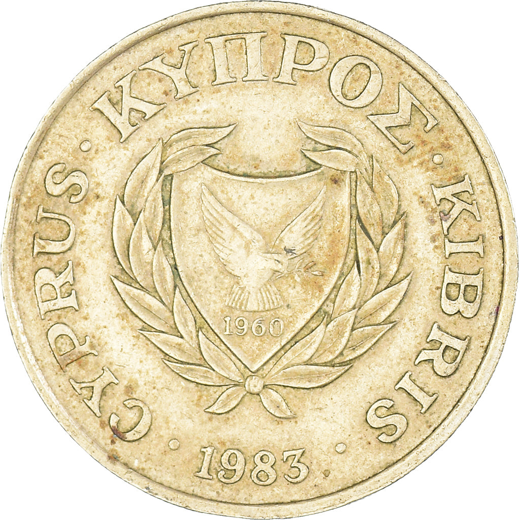 Munten, Cyprus, 20 Cents, 1983