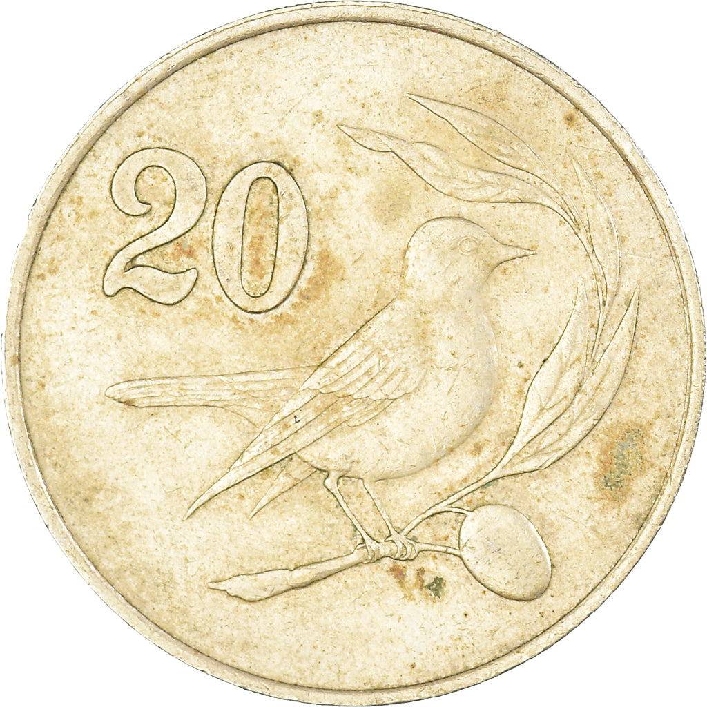 Munten, Cyprus, 20 Cents, 1983