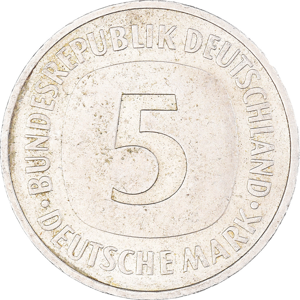 Moneta, Germania, 5 Mark, 1989