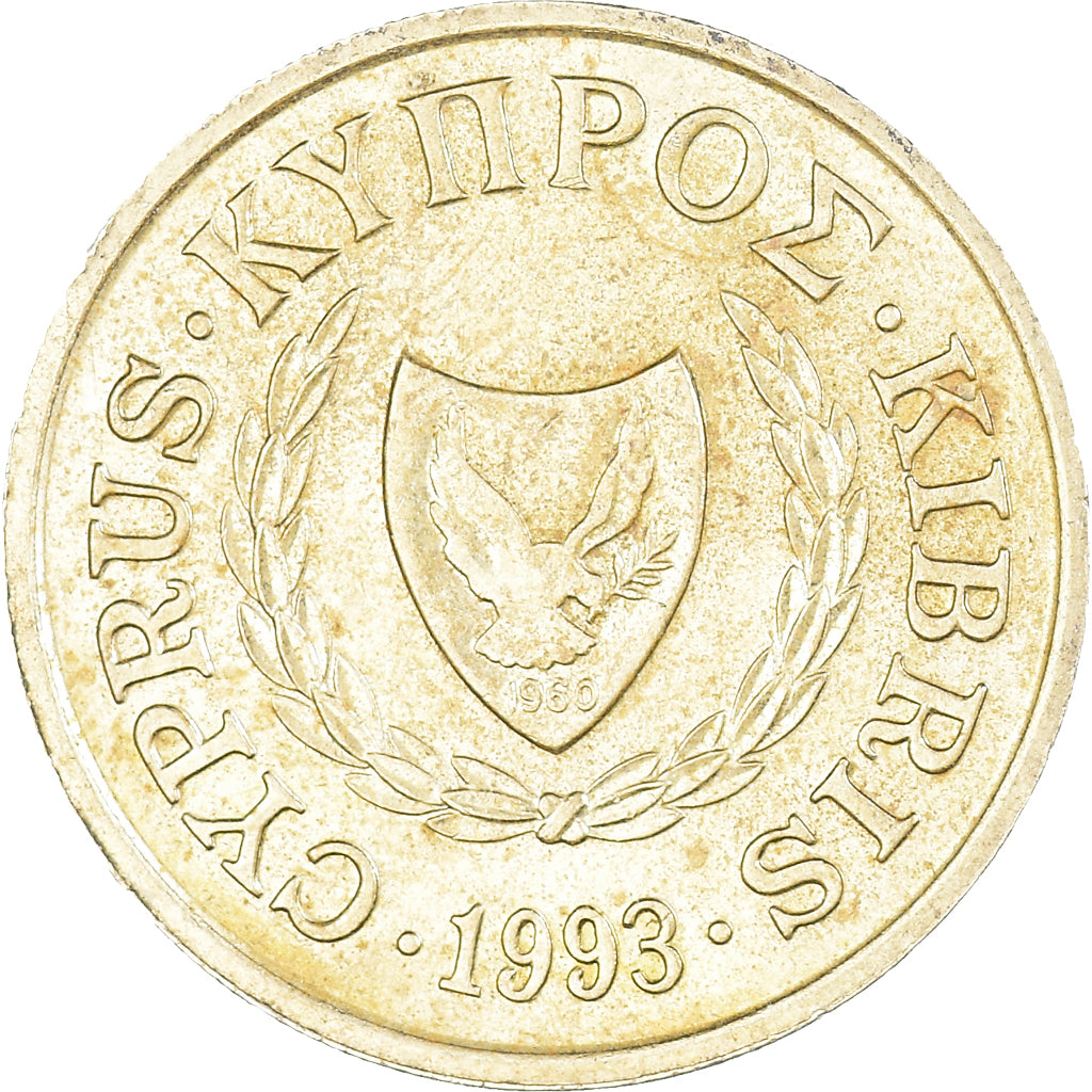 Moneta, Cipro, 10 Cents, 1993