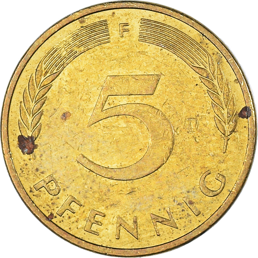 Coin, GERMANY - FEDERAL REPUBLIC, 5 Pfennig, 1996