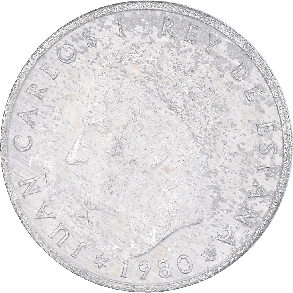 Münze, Spanien, 50 Centimos, 1980