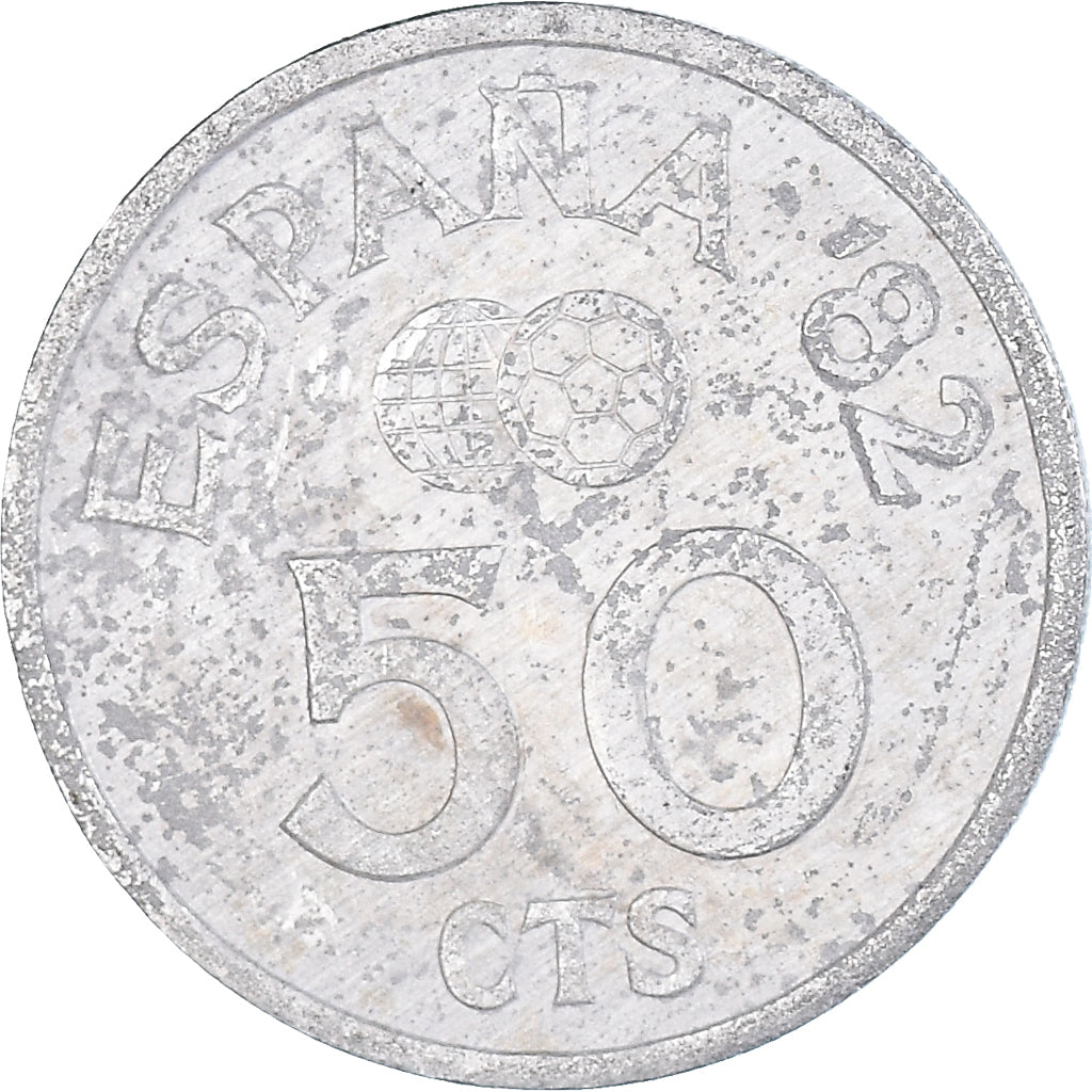 Münze, Spanien, 50 Centimos, 1980