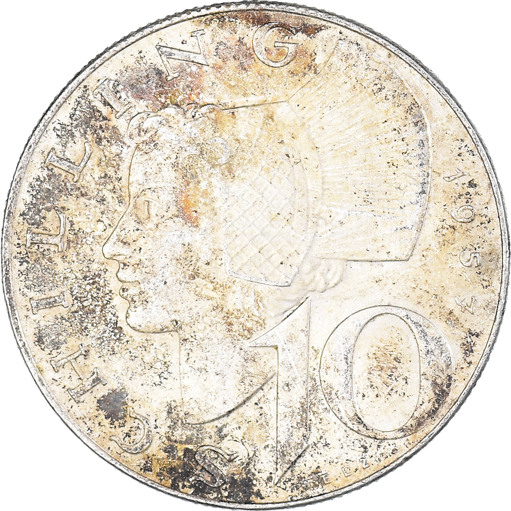 Munten, Oostenrijk, 10 Schilling, 1957