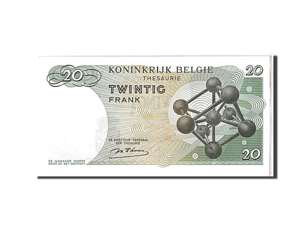 Belgium, 20 Francs, 1964, KM #138, UNC(65-70), 1J0194313