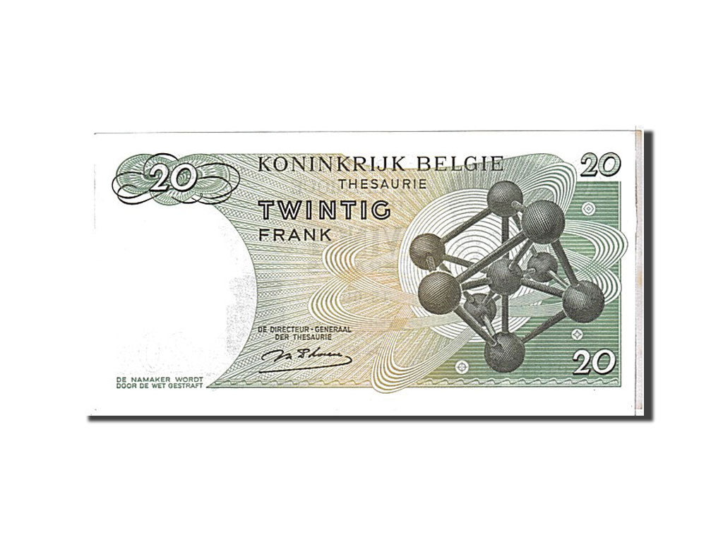 Banknote, Belgium, 20 Francs, 1964, KM:138, UNC(65-70)