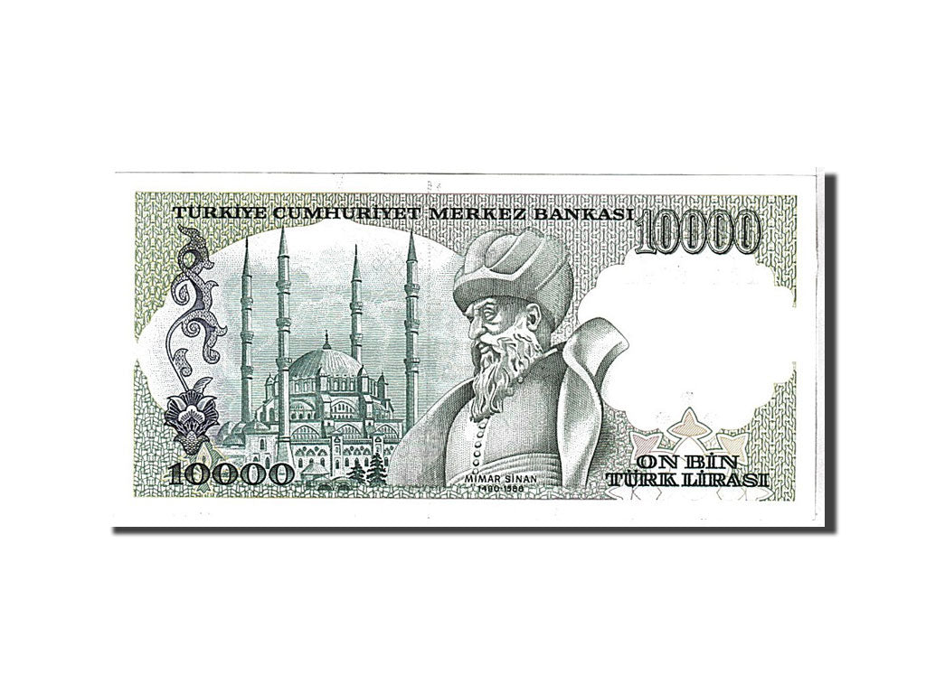Billete, 10,000 Lira, 1989, Turquía, KM:200, SC