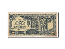 Biljet, MALAYA, 10 Dollars, 1942, SPL