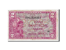 Banknote, GERMANY - FEDERAL REPUBLIC, 2 Deutsche Mark, 1948, EF(40-45)