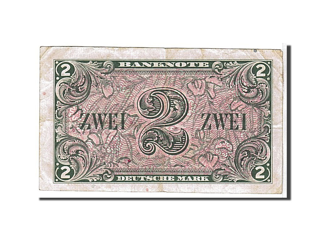 Banknote, GERMANY - FEDERAL REPUBLIC, 2 Deutsche Mark, 1948, EF(40-45)