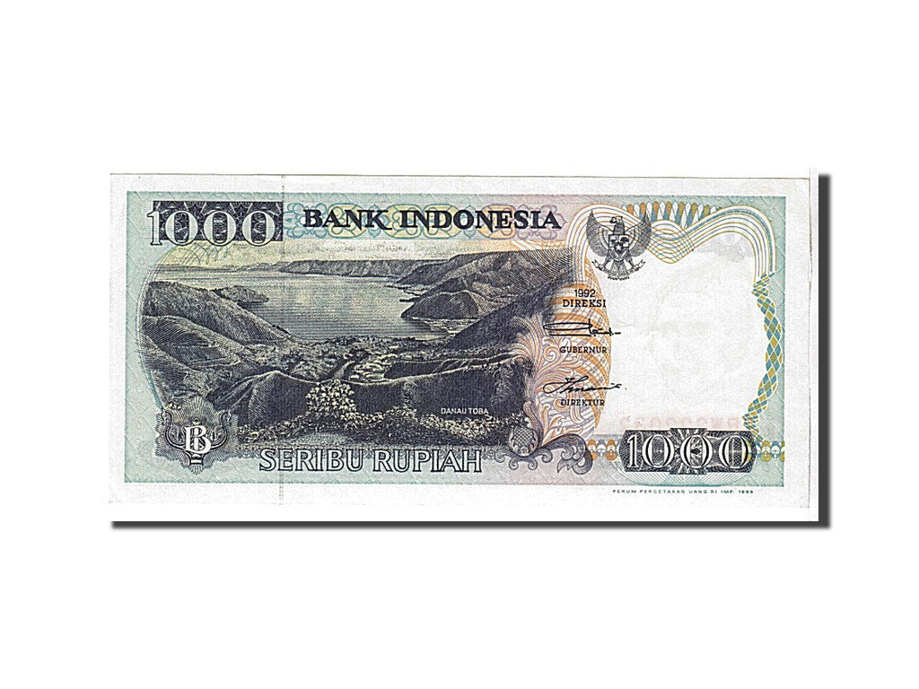 Billete, 1000 Rupiah, 1992, Indonesia, SC