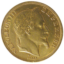 Napoléon III, 50 Francs Or Tête Laurée