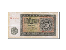 Germany - Democratic Republic, 5 Deutsche Mark, 1955, KM #17, AU(50-53),...