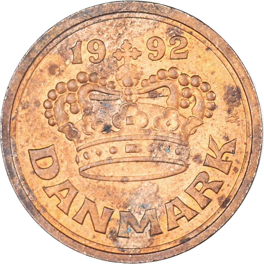 Munten, Denemarken, 50 Öre, 1992