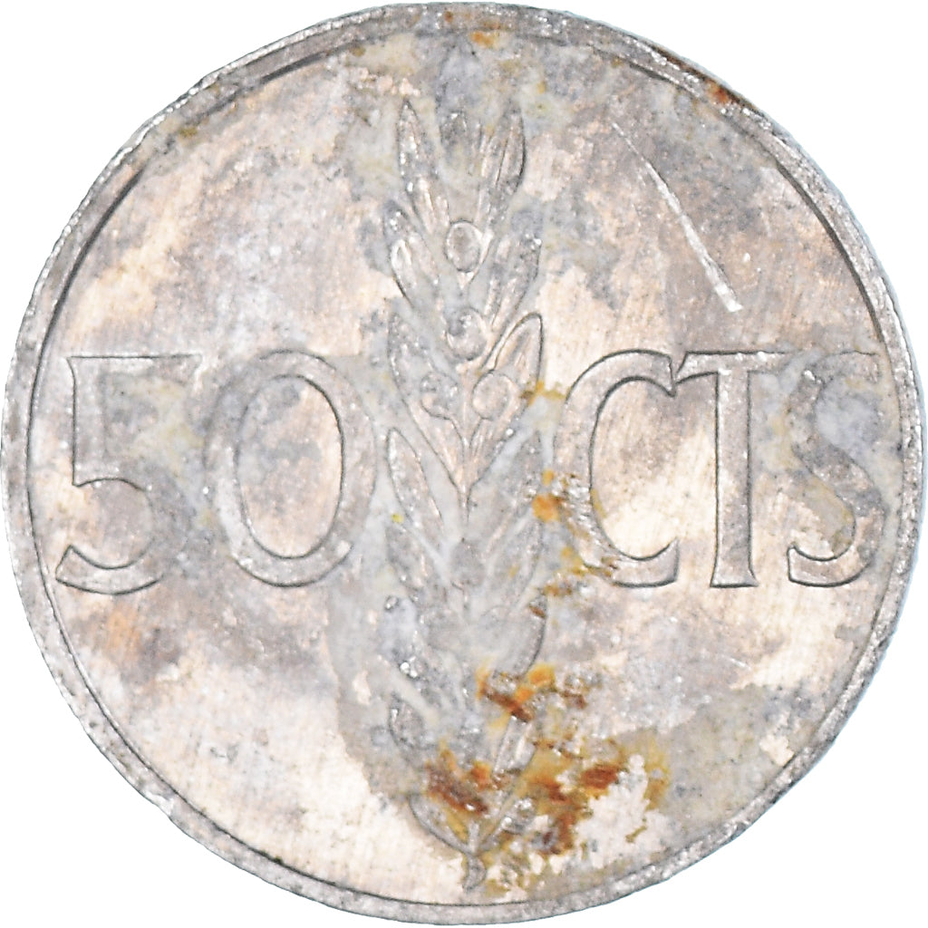 Coin, Spain, 50 Centimos, 1967