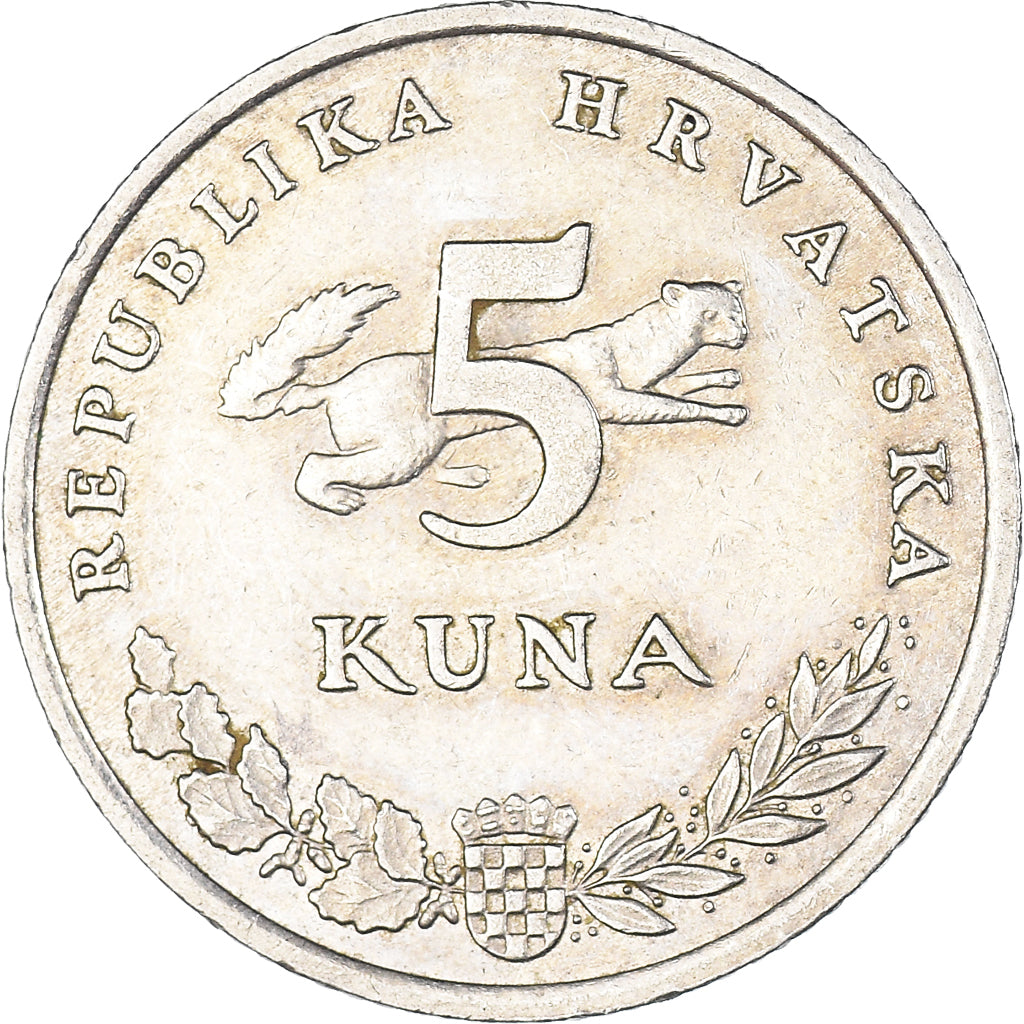 Munten, Kroatië, 5 Kuna, 2000