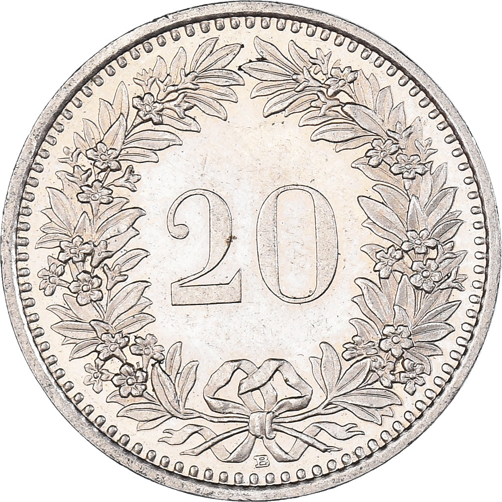 Moneta, Szwajcaria, 20 Rappen, 1998