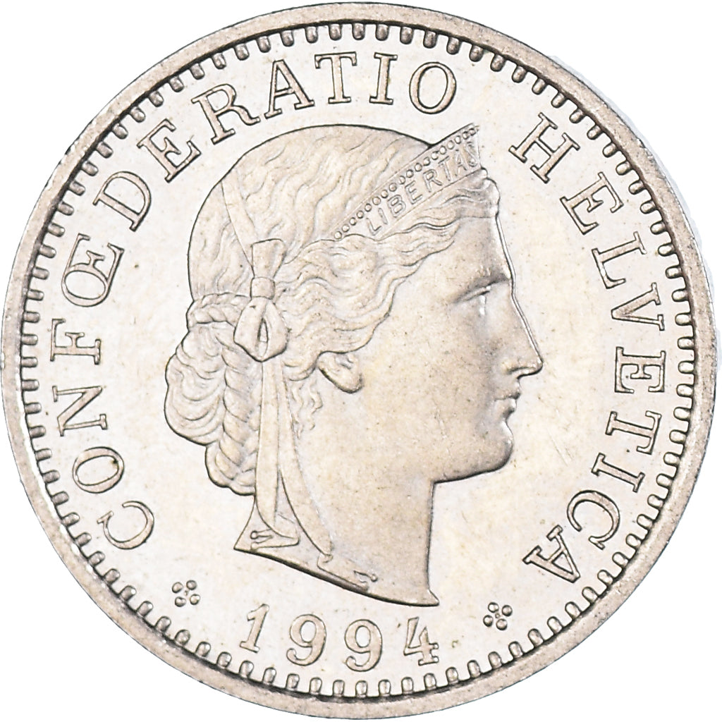 Moneta, Szwajcaria, 20 Rappen, 1994
