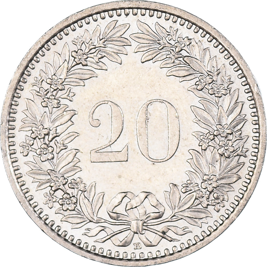 Moneta, Szwajcaria, 20 Rappen, 1994