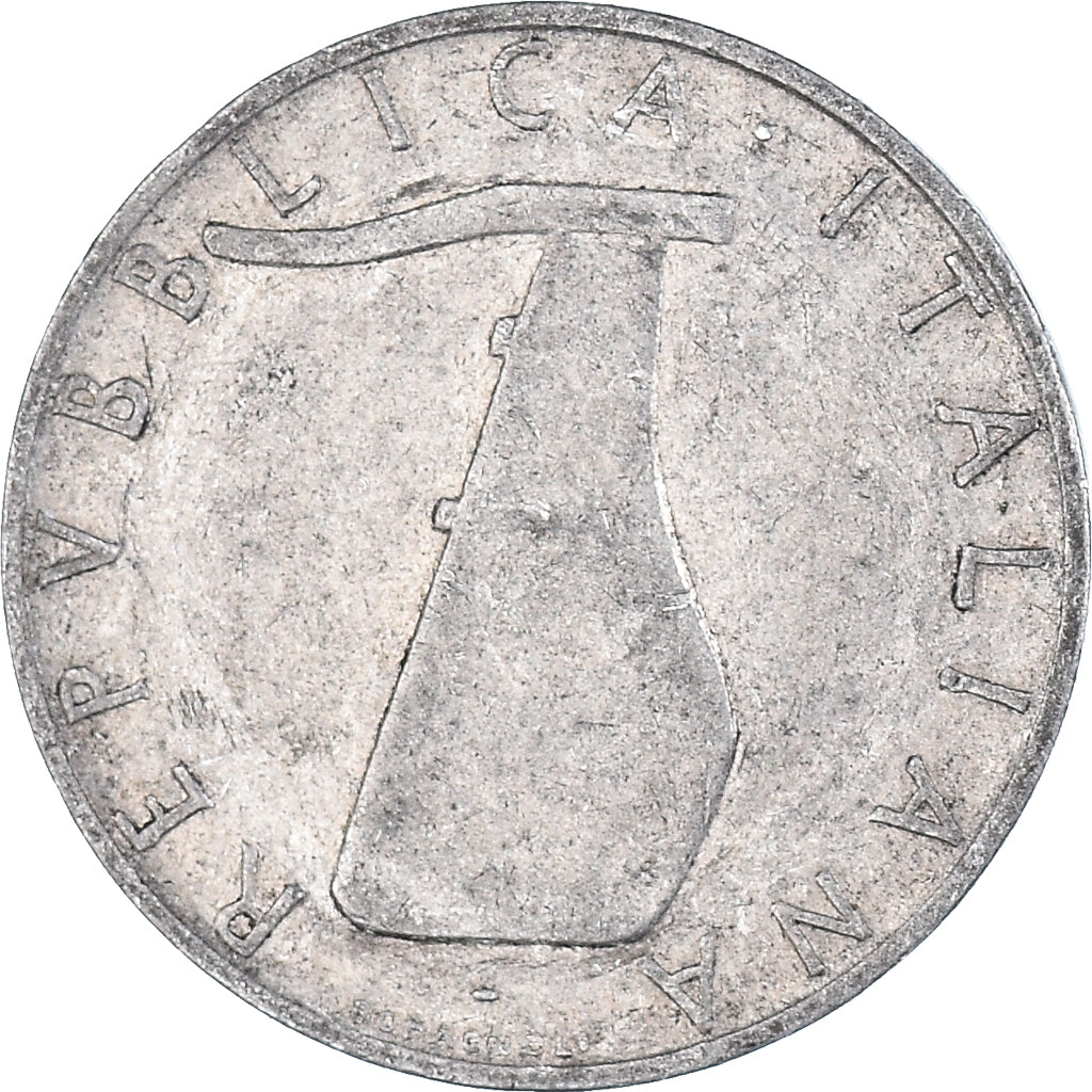 Munten, Italië, 5 Lire, 1967