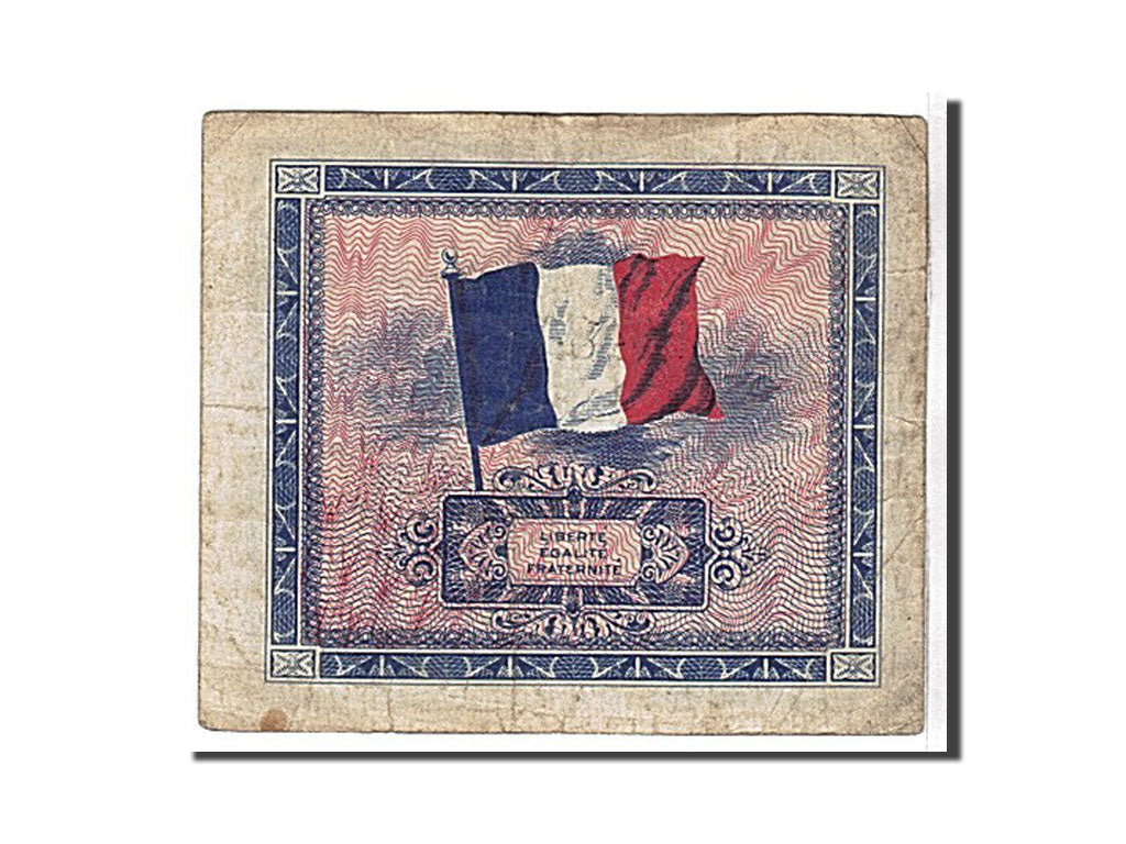 France, 5 Francs, 1944 Flag/France, 1944, KM #115a, VF(20-25), 00484292,...