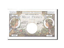 France, 1000 Francs, 1 000 F 1940-1944 ''Commerce et Industrie'', 1940, KM...