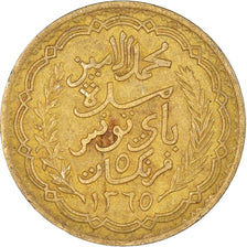 Coin, Tunisia, 5 Francs, 1946