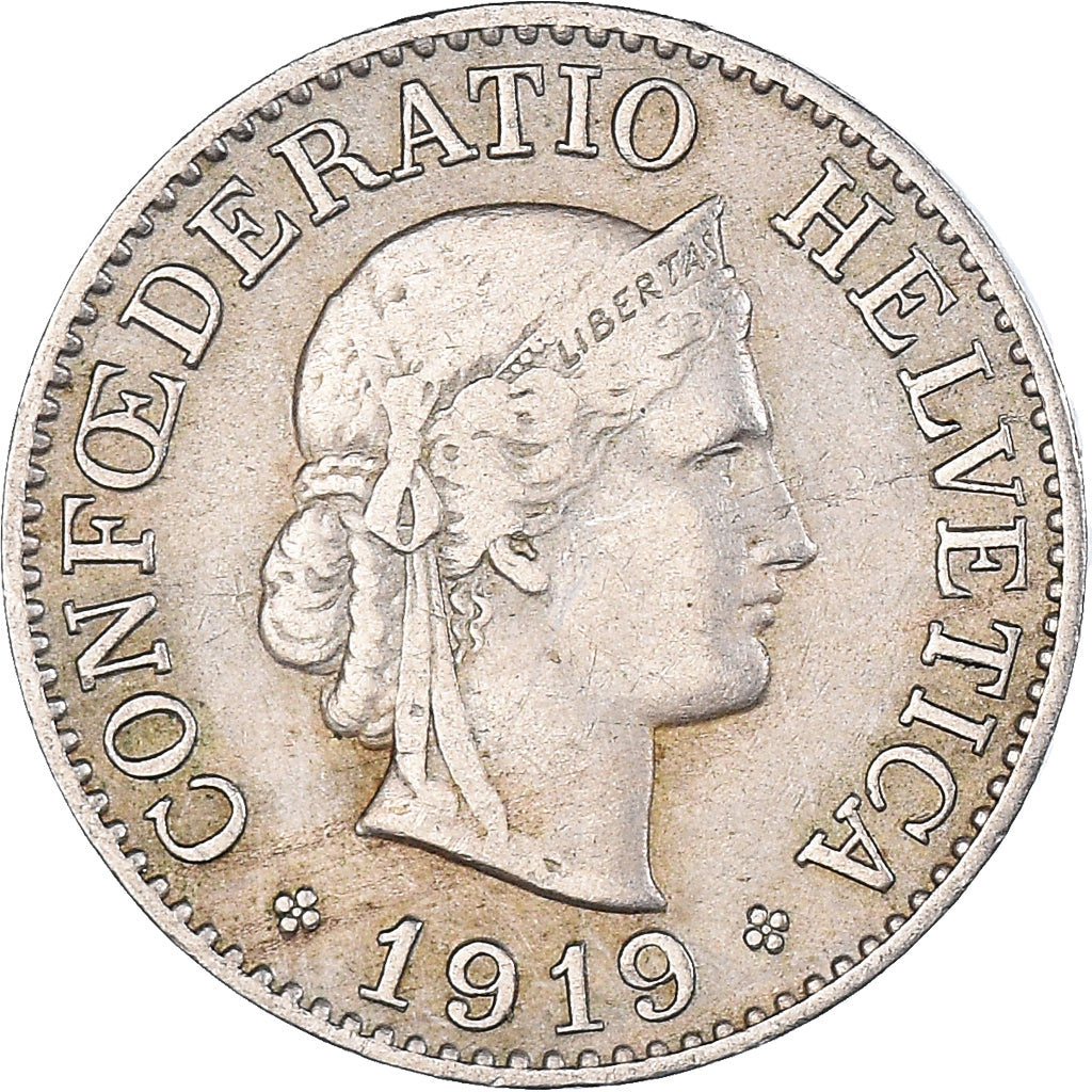 Moneta, Szwajcaria, 10 Rappen, 1919