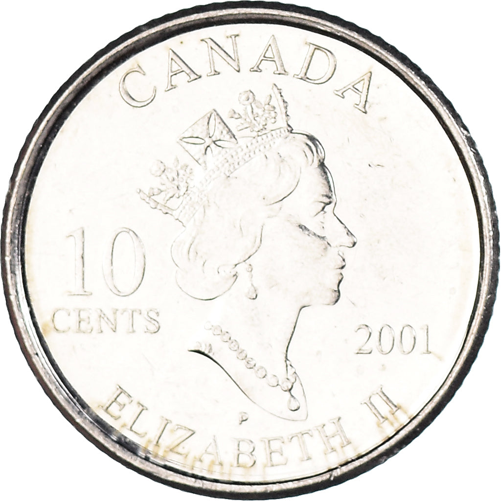 Moneta, Canada, 10 Cents, 2001