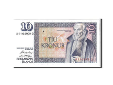 Banconote, Islanda, 10 Kronur, 1961, KM:48a, FDS