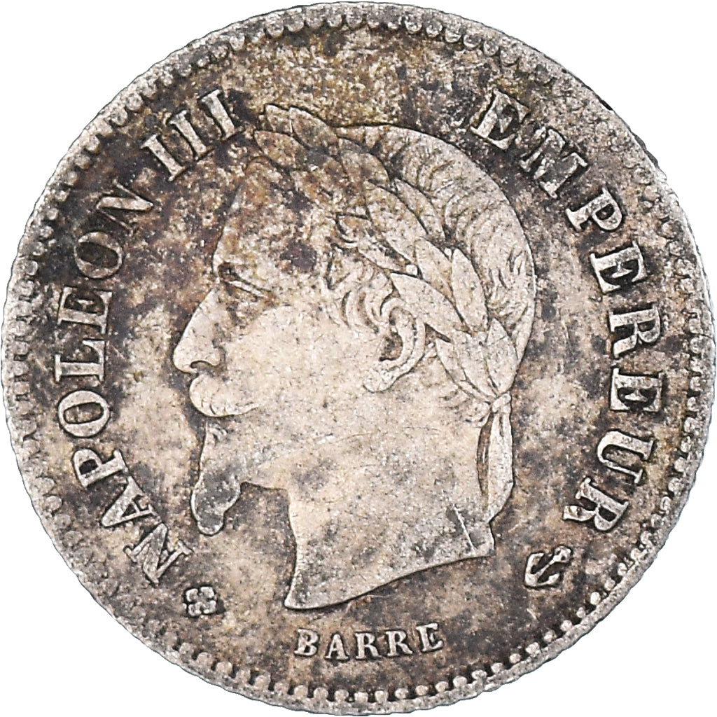 Moeda, França, 20 Centimes, 1867
