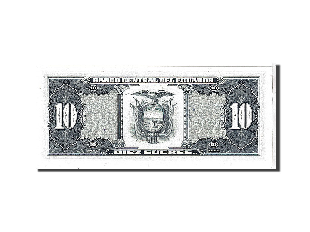 Billet, Équateur, 10 Sucres, 1988, KM:121, NEUF