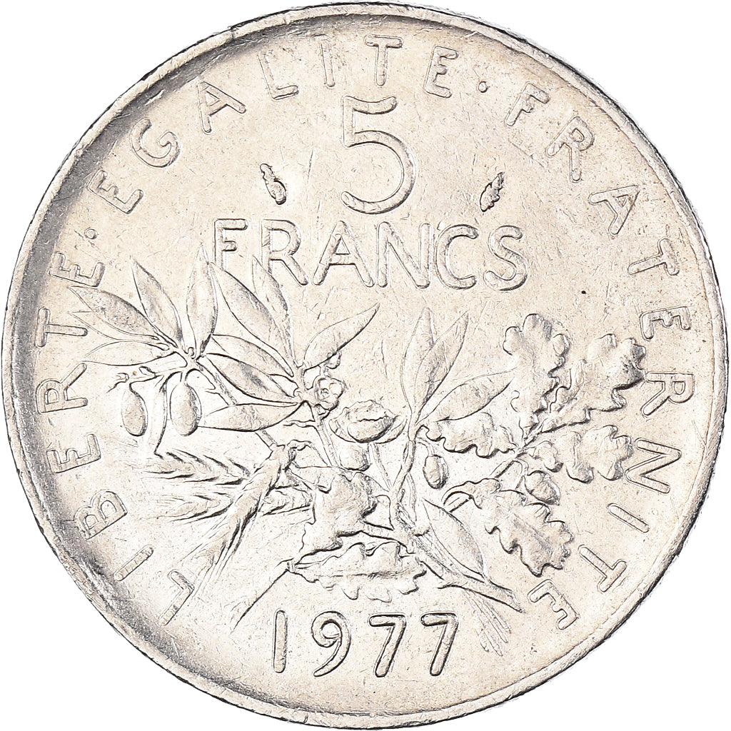 Coin, France, 5 Francs, 1977