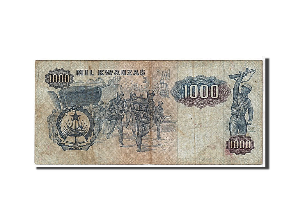 Banknote, Angola, 1000 Kwanzas, 1984, KM:121a, VF(20-25)